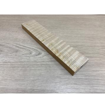 Клён Белый Явор, Волнистый заготовка для бриджа акустической гитары Радиал АА Волна ААА 14х46х220 мм-3