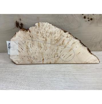 Ольха Кап заготовка накладки на головку грифа Смешанный ААА 5х95х220 мм-0