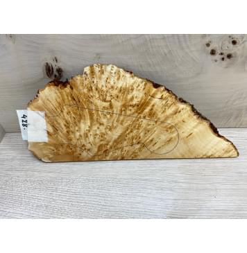 Ольха Кап заготовка накладки на головку грифа Смешанный ААА 5х95х220 мм-2