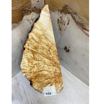 Ольха Кап заготовка накладки на головку грифа Смешанный ААА 5х95х220 мм-1