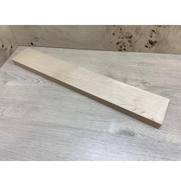 Клён Белый заготовка грифа для Безголовой гитары  Смешанный ААА 28х92х600 мм-0