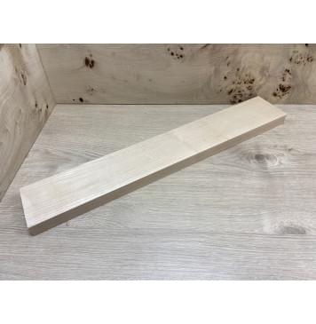 Клён Белый заготовка грифа для Безголовой гитары  Смешанный ААА 28х92х600 мм-1