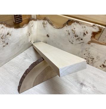 Клён Белый заготовка грифа для Безголовой гитары  Смешанный ААА 28х92х600 мм-3