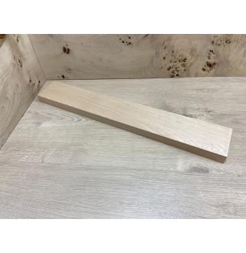 Клён Белый заготовка грифа для Безголовой гитары  Смешанный ААА 28х90х600 мм-1