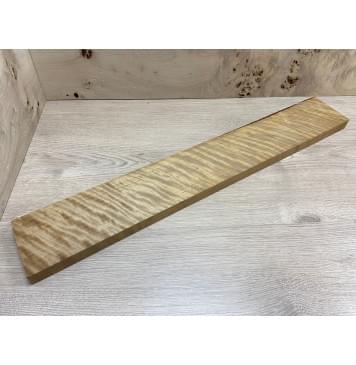 Берёза Пламенная Печёная 180 гр заготовка грифа для электрогитары Радиал ААА Волна ААА 26х105х715 мм-1