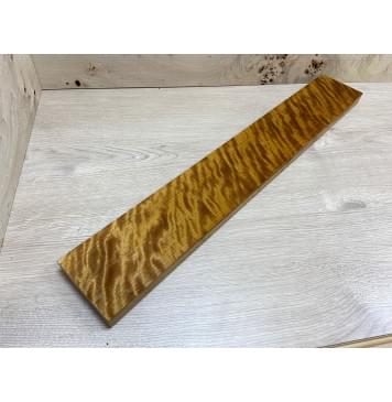 Берёза Пламенная Печёная 180 гр заготовка грифа для электрогитары Радиал АА Волна ААА 26х103х700 мм-2