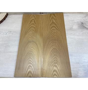 Ясень Печёный 150 гр заготовка на топ Тангент ААА 15х190х535 мм - 2 шт. (книжкой)-0