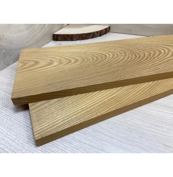 Ясень Печёный 150 гр заготовка на топ Тангент ААА 15х190х535 мм - 2 шт. (книжкой)-3