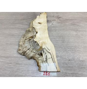 Тополь Кап под заливку заготовка накладки на головку грифа 8х70-110-60х220 мм -0