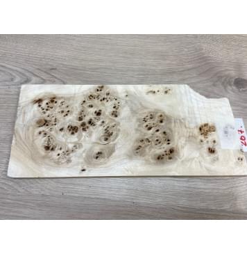 Тополь Кап заготовка накладки на головку грифа Смешанный ААА 6,5х100-130х270 мм-0