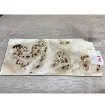 Тополь Кап заготовка накладки на головку грифа Смешанный ААА 6,5х130х270 мм-0