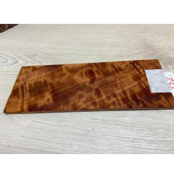 Макоре Пламя заготовка накладки на головку грифа Смешанный ААА Волна АА 6,5х97х250 мм-3