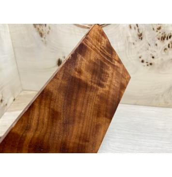 Макоре Пламя заготовка накладки на головку грифа Смешанный ААА Волна АА 6,5х97х250 мм-1