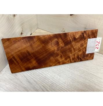 Макоре Пламя заготовка накладки на головку грифа Смешанный ААА Волна АА 6,5х97х250 мм-2