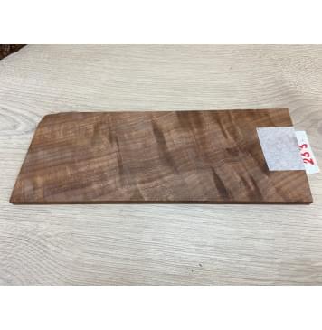 Макоре Пламя заготовка накладки на головку грифа Смешанный ААА Волна АА 6,5х100х250 мм-0