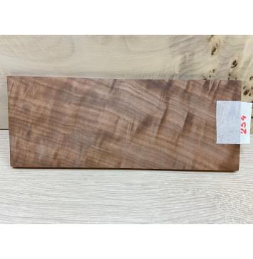 Макоре Пламя заготовка накладки на головку грифа Смешанный ААА Волна АА 7х100х250 мм-0