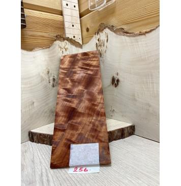 Макоре Пламя заготовка накладки на головку грифа Смешанный ААА Волна АА 4,5х97х250 мм-1