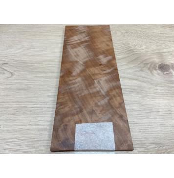 Макоре Пламя заготовка накладки на головку грифа Смешанный ААА Волна АА 7х97х250 мм-0