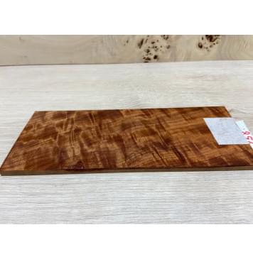 Макоре Пламя заготовка накладки на головку грифа Смешанный ААА Волна АА 6,5х100х250 мм-1