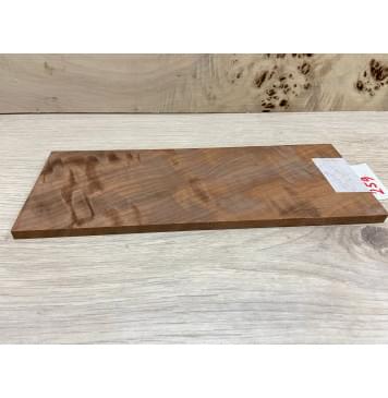 Макоре Пламя заготовка накладки на головку грифа Смешанный ААА Волна АА 7х97х250 мм-0