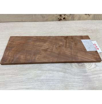 Макоре Пламя заготовка накладки на головку грифа Смешанный ААА Волна АА 6,5х100х250 мм-0