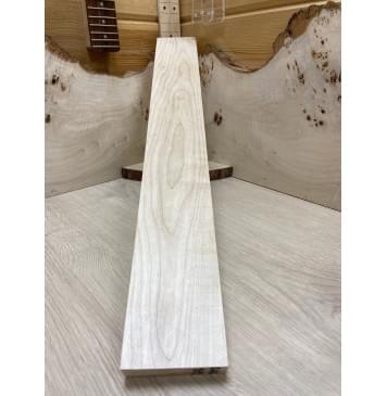 Клён Белый заготовка грифа для Безголовой гитары Тангент АА 23х80х620 мм-3