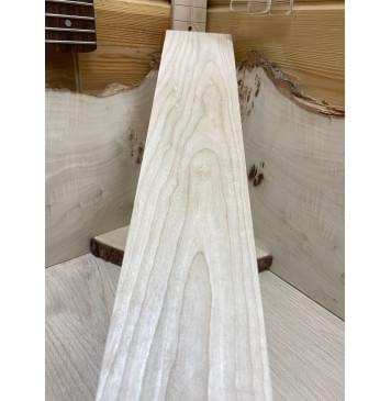 Клён Белый заготовка грифа для Безголовой гитары Тангент АА 23х80х620 мм-4