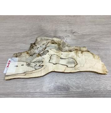 Клён Американский Spalted заготовка накладки на головку грифа под заливку Смешанный ААА 8х70-120-70х220 мм -0