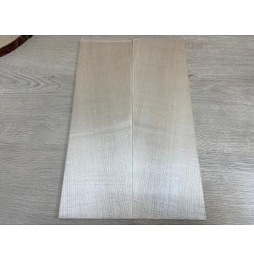 Клён Белый заготовка на топ Тревел гитары Радиал АА 9х143х450 мм 2 шт Книжкой-0