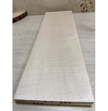 Клён Белый заготовка на топ Тревел гитары Радиал АА 9х143х450 мм 2 шт Книжкой-5