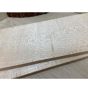 Клён Белый заготовка на топ Тревел гитары Радиал АА 8х145х450 мм 2 шт Книжкой-4