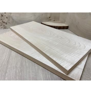 Клён Белый заготовка на топ Смешанный ААА 17х193х475 мм - 2 шт. (книжкой)-3