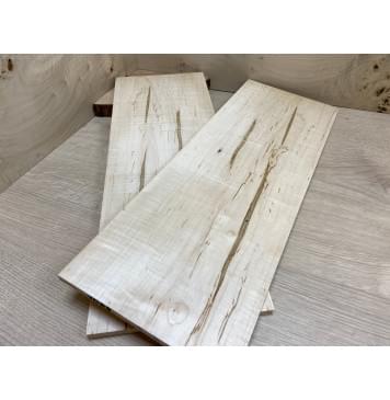 Клён Американский Гуссано заготовка на топ Смешанный ААА Волна А 8х176х485 мм 2 шт (книжкой)-2