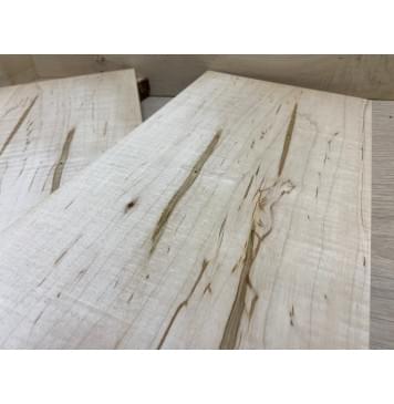 Клён Американский Гуссано заготовка на топ Смешанный ААА Волна А 8х176х485 мм 2 шт (книжкой)-1