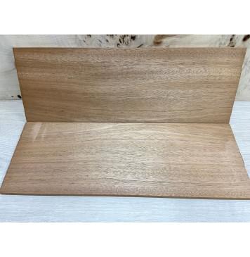 Махагон Кая заготовка на топ Смешанный ААА 9х188х520 мм - 2 шт. (книжкой)-3