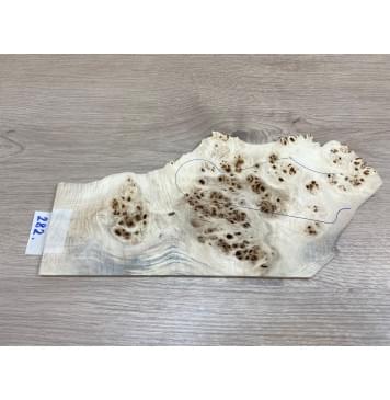 Тополь Кап заготовка накладки на головку грифа Смешанный ААА 7х110-150х310 мм-0