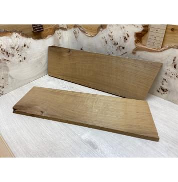 Клён белый (Печёный 180) заготовка на топ Смешанный ААА 18х176х560 мм - 2 шт.(книжкой)-3