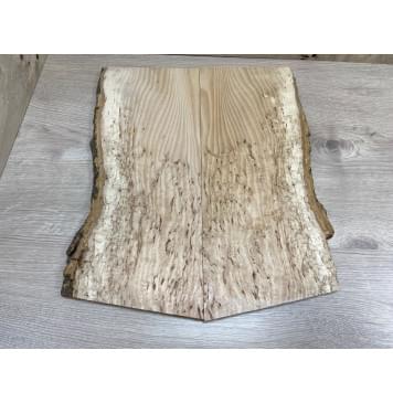 Ясень Кап заготовка на топ  Тревел гитары Смешанный ААА 13х145-160х400-420 мм - 2 шт. (книжкой)-0