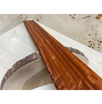 Падук заготовка накладки для бас-гитары Радиал ААА 8х76х790 мм-2