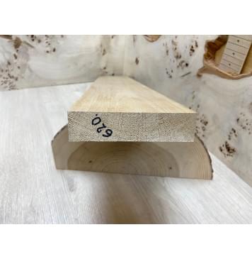 Ольха заготовка грифа для электрогитары Тангент ААА 29,5х126х750 мм-1