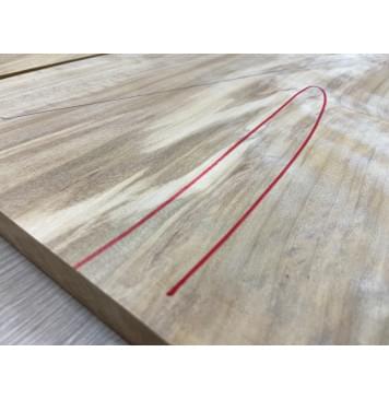 Берёза Болотная заготовка на топ Смешанный АА 15х257х550-570 мм 2 шт (книжкой)-1