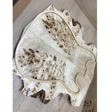 Тополь Кап заготовка на топ Смешанный ААА 22х152х420-490 мм - 2 шт. (книжкой)-3