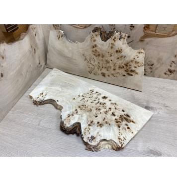 Тополь Кап заготовка на топ Смешанный ААА 22х152х420-490 мм - 2 шт. (книжкой)-1