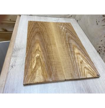 Ясень Оливковый Волнистый заготовка на топ Тангент ААА Волна АА 16х198х550 мм - 2 шт. (книжкой)-0