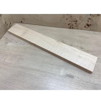 Клён Белый Явор, Волнистый заготовка грифа для безголовой гитары Смешанный АА Волна АА 28,5х96х630 мм-1
