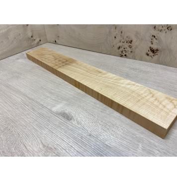 Клён Белый Явор, Волнистый заготовка грифа для безголовой гитары Смешанный АА Волна АА 28,5х96х630 мм-5