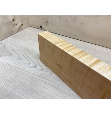 Клён Белый Явор, Волнистый заготовка грифа для безголовой гитары Смешанный АА Волна АА 28,5х96х630 мм-7