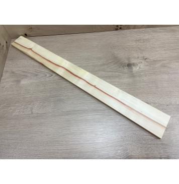 Клён Американский заготовка накладки для бас-гитары Радиал АА 11х82-58х700 мм-0