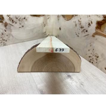 Клён Американский заготовка накладки для бас-гитары Радиал АА 11х82-58х700 мм-3