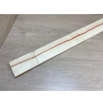 Клён Американский заготовка накладки для бас-гитары Радиал АА 11х82-58х700 мм-5